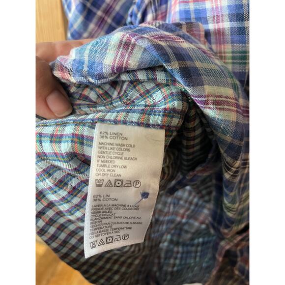 Tommy Bahama‎ Linen Blend Button Up Sz XL - Picture 5 of 6